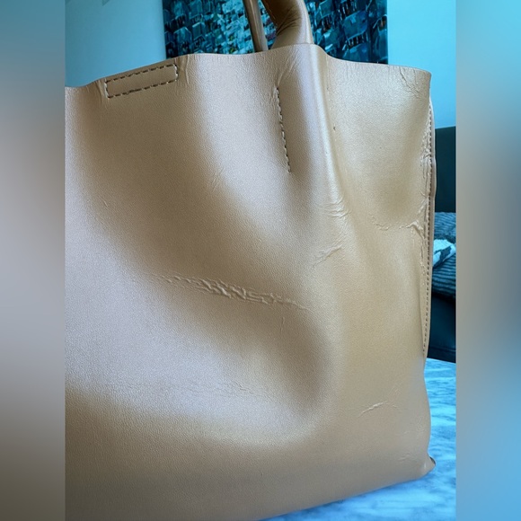 Colab co-lab brown tan purse tote satchel bag - Picture 3 of 4